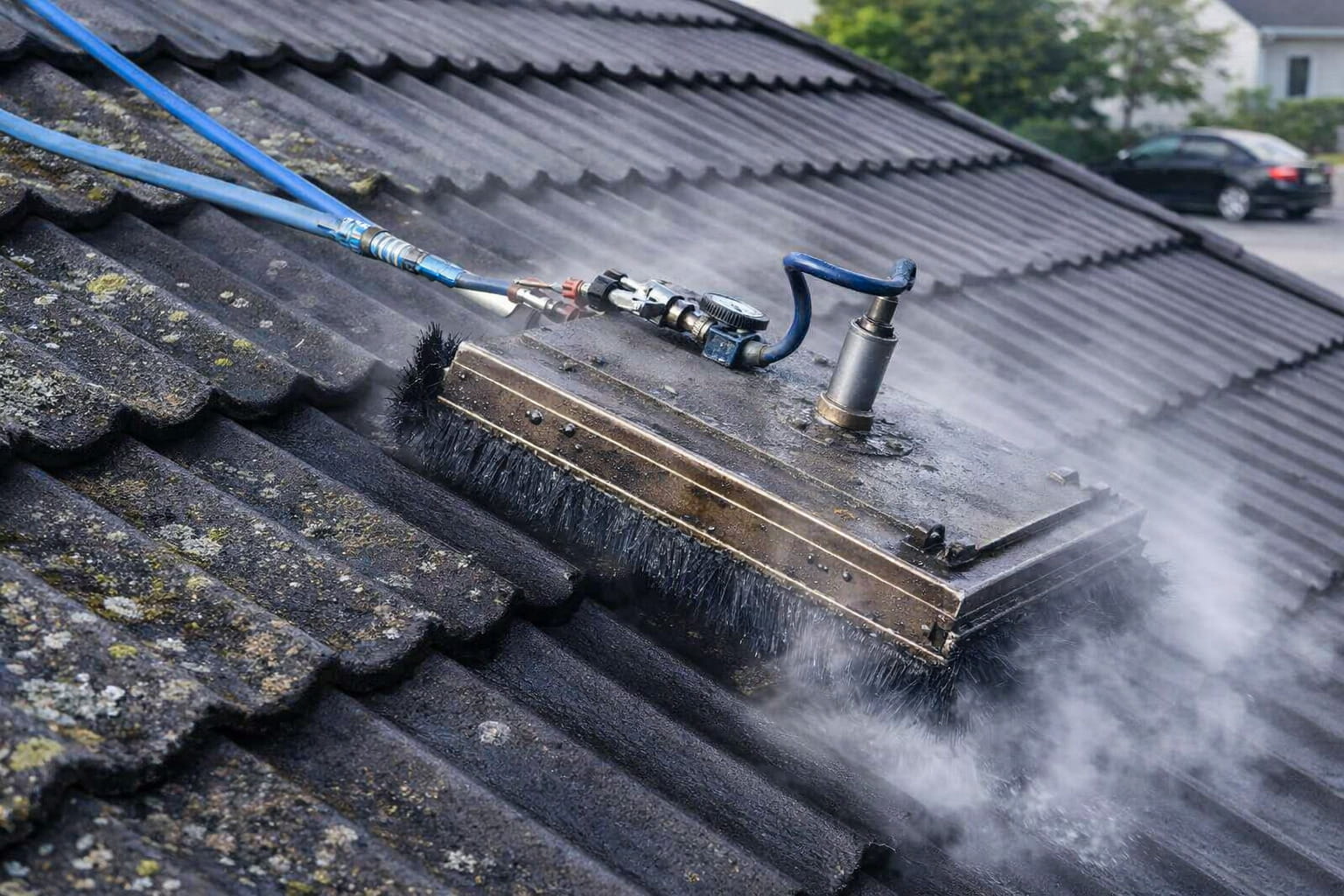 dakpannen schoonmaken