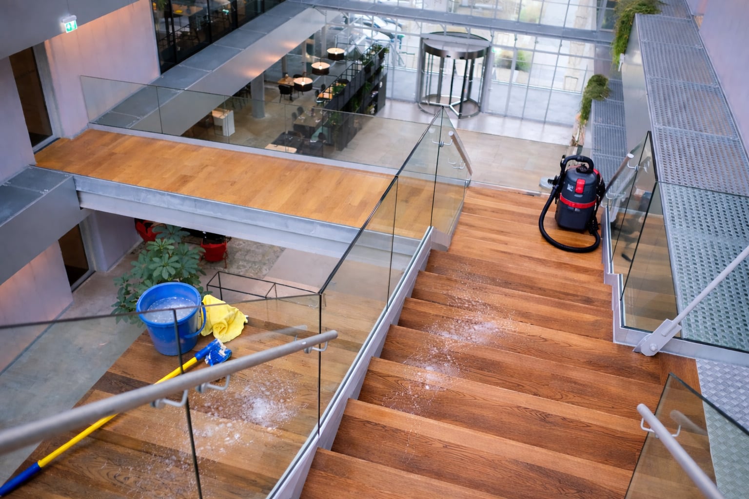 schoonmaak trappenhuis